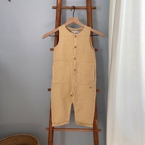 NWT Zara baby boy linen romper